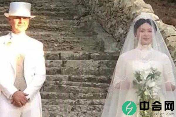 金星复婚穿洁白婚纱和老公举办婚礼，金星汉斯离婚原因曝光(1)
